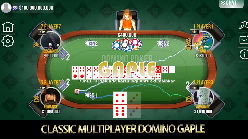 Domino Poker QiuQiu Gaple (Домино Покер ЧиЧи Гапле)  [МОД Бесконечные монеты] Screenshot 1