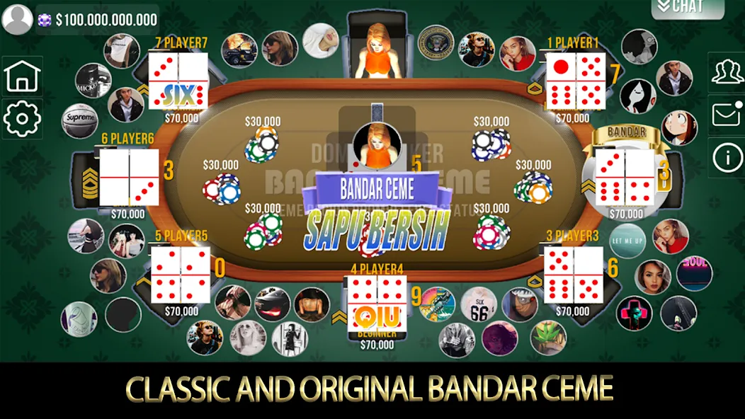 Domino Poker QiuQiu Gaple (Домино Покер ЧиЧи Гапле)  [МОД Бесконечные монеты] Screenshot 4