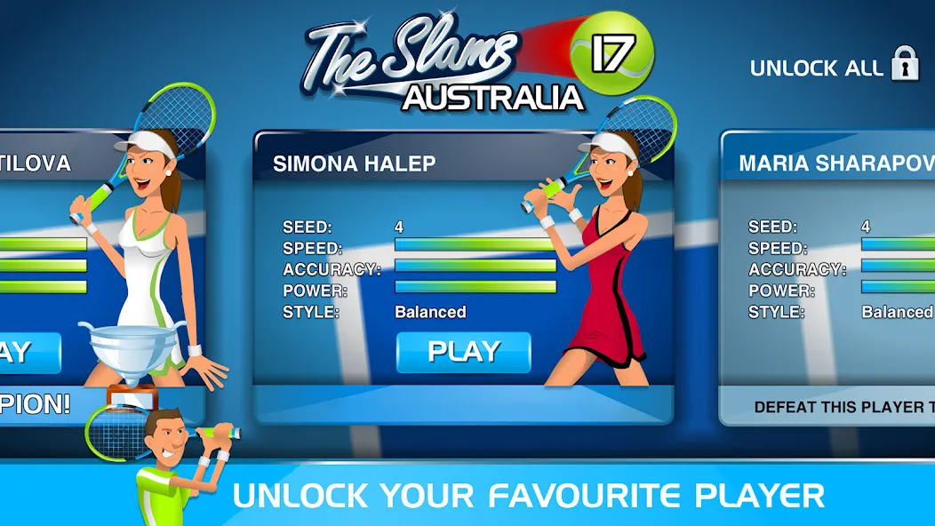 Stick Tennis (Стик Теннис)  [МОД Бесконечные деньги] Screenshot 4