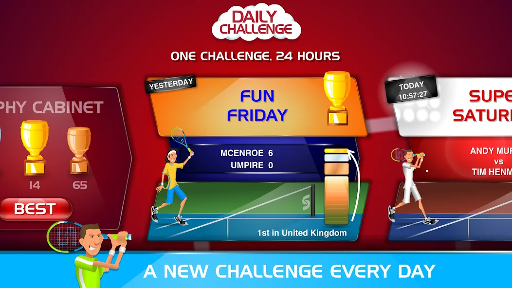 Stick Tennis (Стик Теннис)  [МОД Бесконечные деньги] Screenshot 5