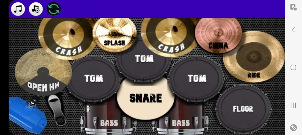 Drum Studio: Bateria Virtual (Драм студио)  [МОД Все открыто] Screenshot 1