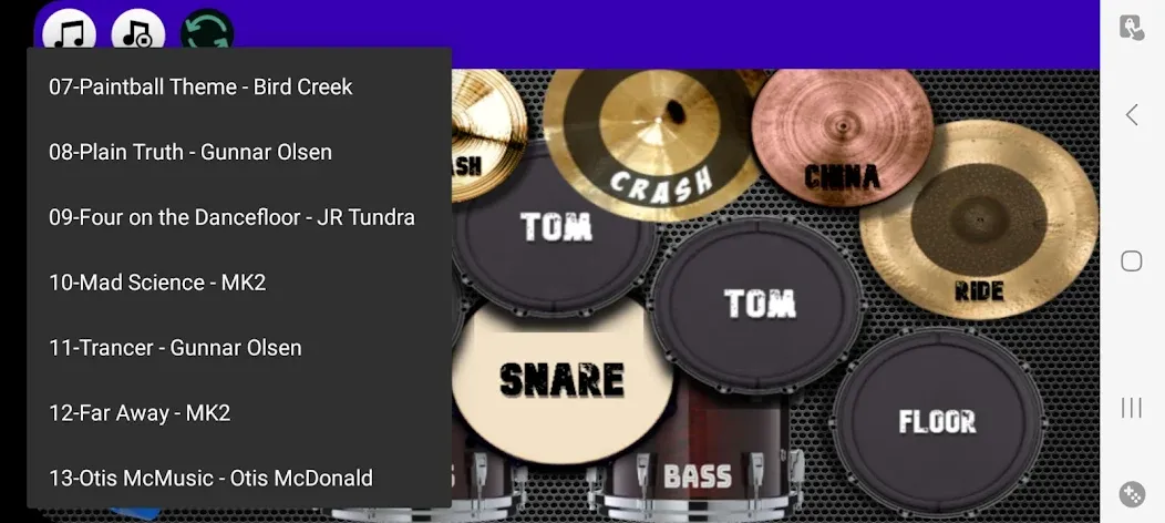 Drum Studio: Bateria Virtual (Драм студио)  [МОД Все открыто] Screenshot 2
