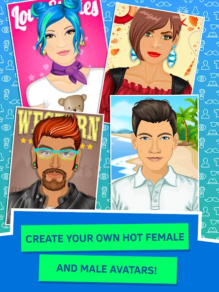 Avatar Creator App (Аватар Создатель)  [МОД Много монет] Screenshot 1