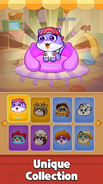 Cat Sort Puzzle: Cute Pet Game  [МОД Меню] Screenshot 5