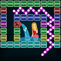 Скачать взлом Brick Breaker - Neon Bricks  [МОД Unlocked] - последняя версия apk на Андроид