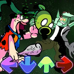 Взломанная Glitched Legends Battle Mod (Гличные Легенды Фанкин Мод)  [МОД Меню] - стабильная версия apk на Андроид