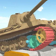 Взлом Tank Physics Mobile Vol.3  [МОД Все открыто] - последняя версия apk на Андроид