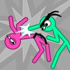 Взломанная Slapstick Fighter - Fight Game (лапстик Файтер)  [МОД Меню] - полная версия apk на Андроид