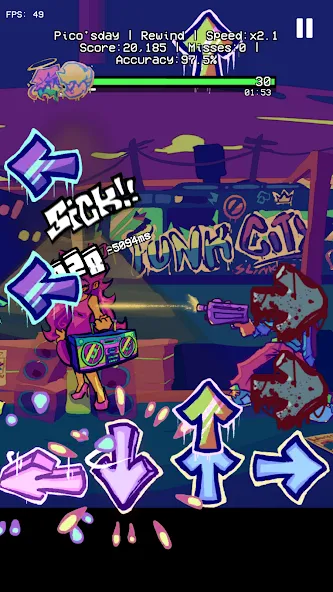 Pico Friday Date Week Series (ФНФ Пико Фанкин Серия Мод)  [МОД Много денег] Screenshot 1