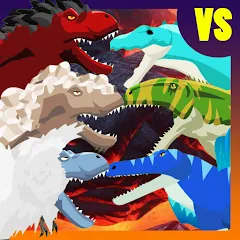 Скачать взлом T-Rex Fights More Dinosaurs  [МОД Unlimited Money] - последняя версия apk на Андроид