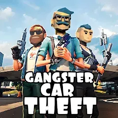 Скачать взлом Gangster Car Theft Games (Гангстерская автомобильная война игр)  [МОД Много денег] - последняя версия apk на Андроид