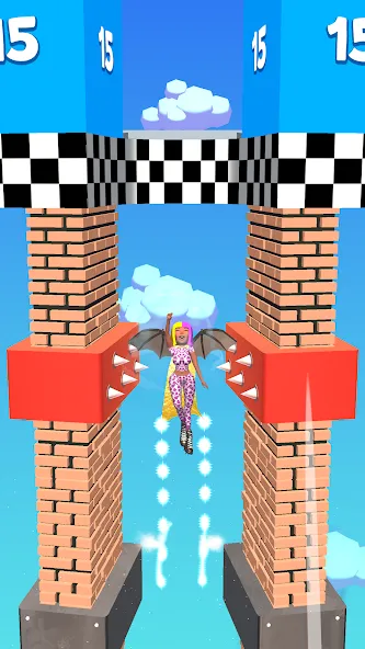 Stretch Legs: Jump King (Стретч Легс)  [МОД Бесконечные монеты] Screenshot 5