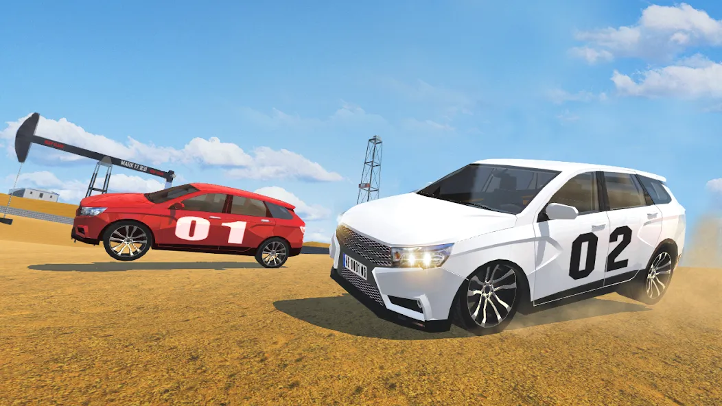 Russian Cars: VestaSW  [МОД Бесконечные деньги] Screenshot 5