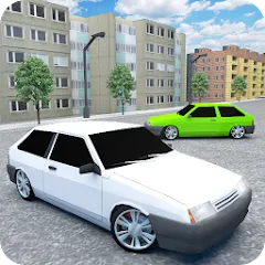 Скачать взломанную Russian Cars: 8 in City  [МОД Много денег] - последняя версия apk на Андроид
