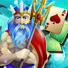 Скачать взломанную Solitaire Atlantis (олитэр Атлантис)  [МОД Меню] - стабильная версия apk на Андроид