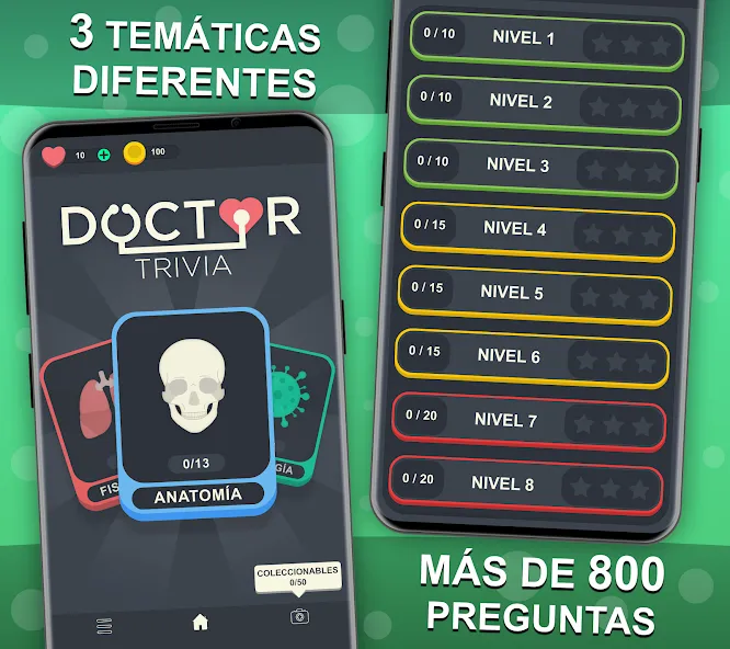 Doctor Trivia - Quiz Medicina (Доктор Тривия)  [МОД Бесконечные деньги] Screenshot 2