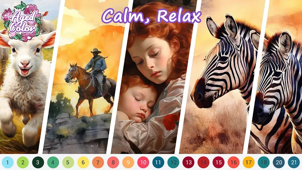 Aged Color (Эйджед Колор)  [МОД Бесконечные монеты] Screenshot 3