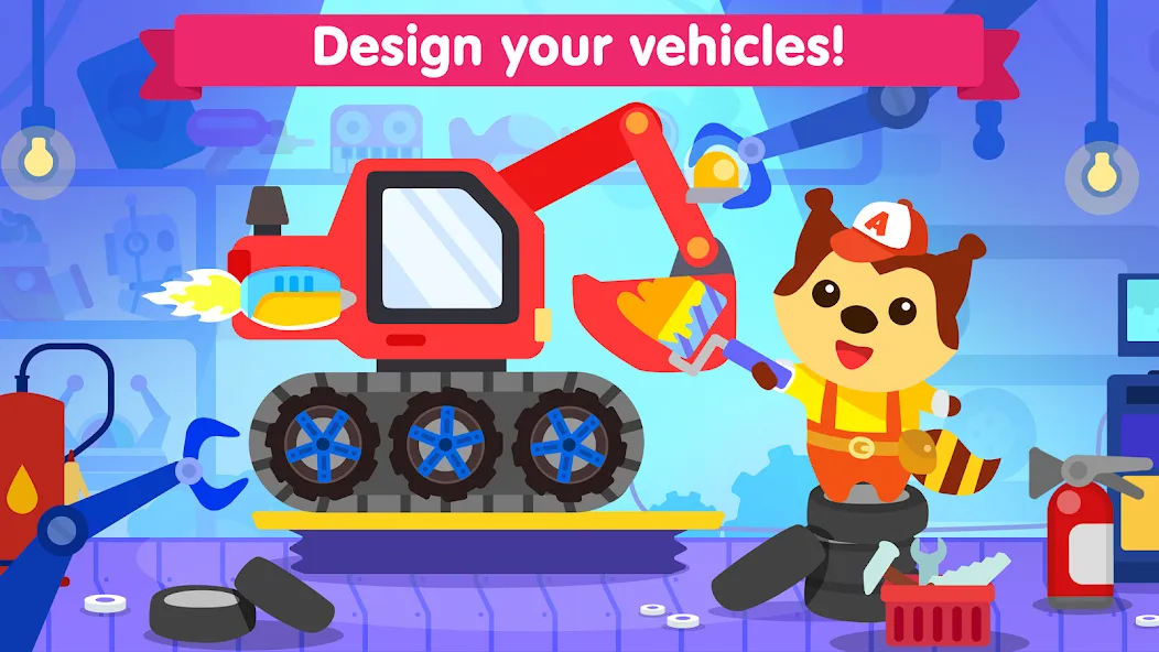 Car games for toddlers & kids  [МОД Все открыто] Screenshot 1