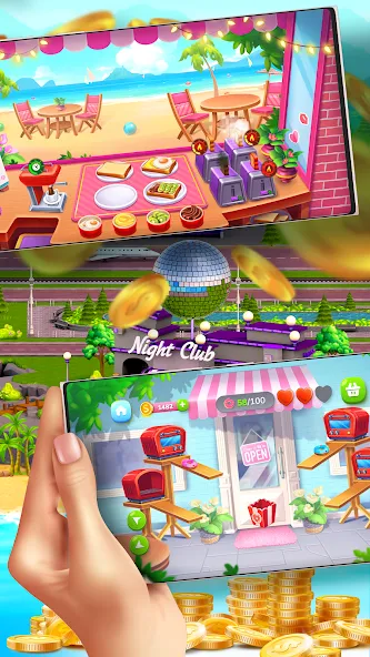 Diana's city-fashion & beauty  [МОД Меню] Screenshot 4