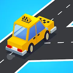 Скачать взломанную Taxi Run: Traffic Driver (Такси Ран)  [МОД Mega Pack] - полная версия apk на Андроид