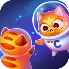 Взломанная Space Cat Evolution: Kitty col  [МОД Mega Pack] - последняя версия apk на Андроид
