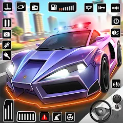 Скачать взлом Police Car Kids Driving Game (Кидс Полис Геймс)  [МОД Mega Pack] - полная версия apk на Андроид