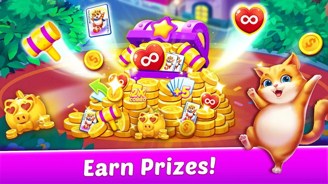 Solitaire Tripeaks Diary  [МОД Mega Pack] Screenshot 3