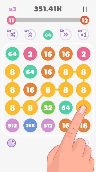 Connect the Pops!  [МОД Много монет] Screenshot 1