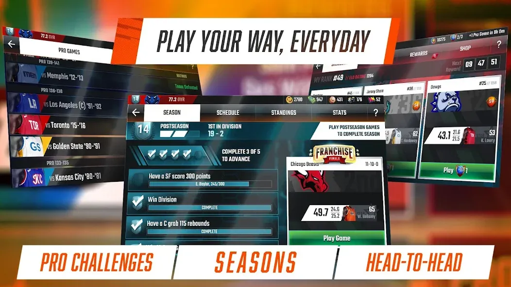 Franchise Basketball 2024 (Франшизный баскетбол 2023)  [МОД Mega Pack] Screenshot 4