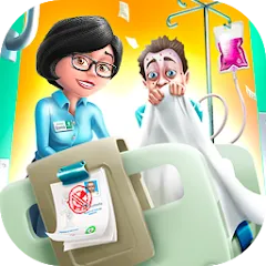 Взломанная My Hospital: Build. Farm. Heal (Мой госпиталь)  [МОД Unlocked] - полная версия apk на Андроид
