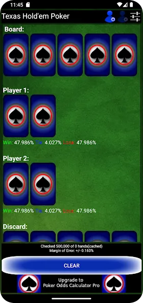 Poker Odds Calculator (Покер Оддс Калькулятор)  [МОД Меню] Screenshot 2