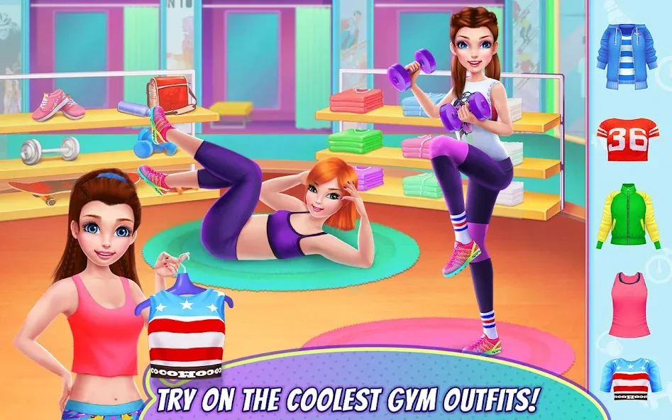 Fitness Girl - Dance & Play  [МОД Бесконечные монеты] Screenshot 1