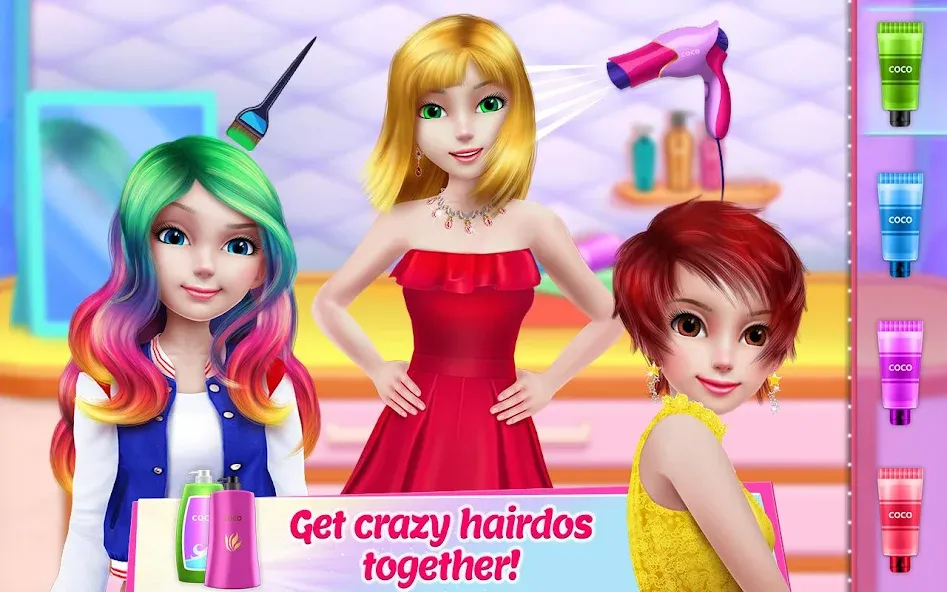 Girl Squad - BFF in Style  [МОД Mega Pack] Screenshot 2
