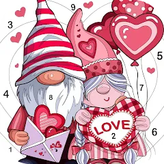 Взломанная Love, Heart Coloring Book  [МОД Меню] - стабильная версия apk на Андроид