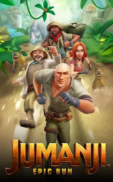 Jumanji: Epic Run (Джуманджи)  [МОД Бесконечные монеты] Screenshot 1