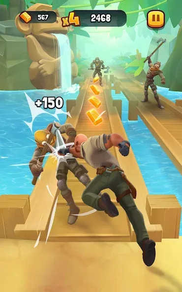 Jumanji: Epic Run (Джуманджи)  [МОД Бесконечные монеты] Screenshot 2