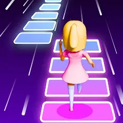 Взломанная Melody Run - Cute Popcat Music (Мелодия Ран)  [МОД Unlocked] - последняя версия apk на Андроид