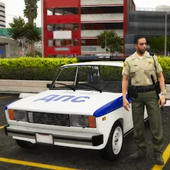 Взломанная Police Car Riders: VAZ 2107  [МОД Unlocked] - полная версия apk на Андроид
