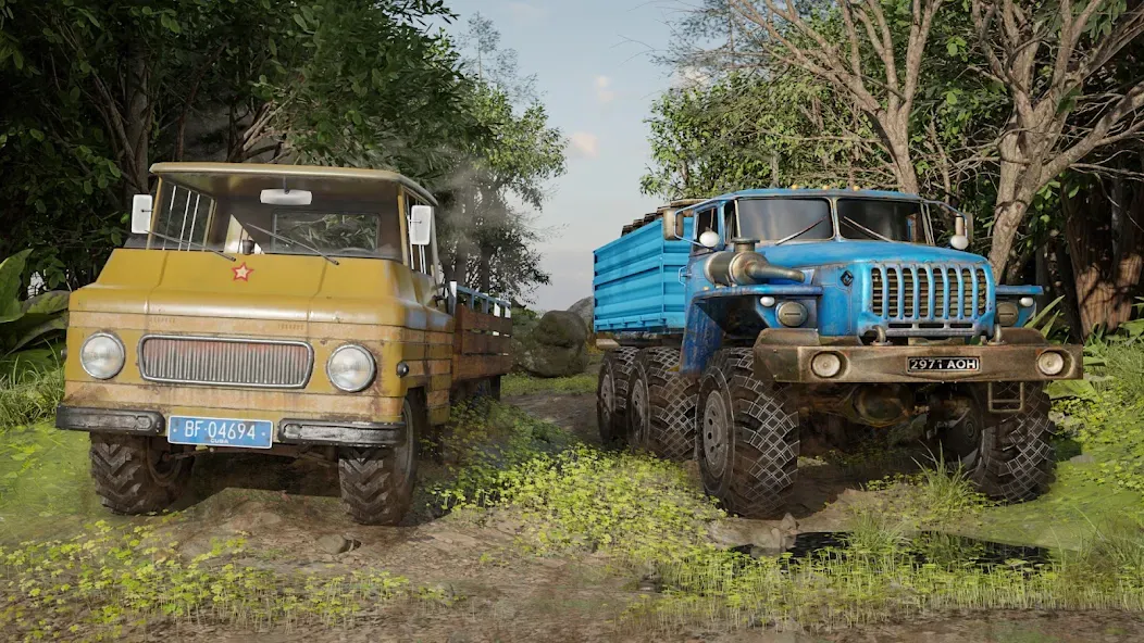 Offroad Mud Truck Driving Sim  [МОД Бесконечные монеты] Screenshot 3
