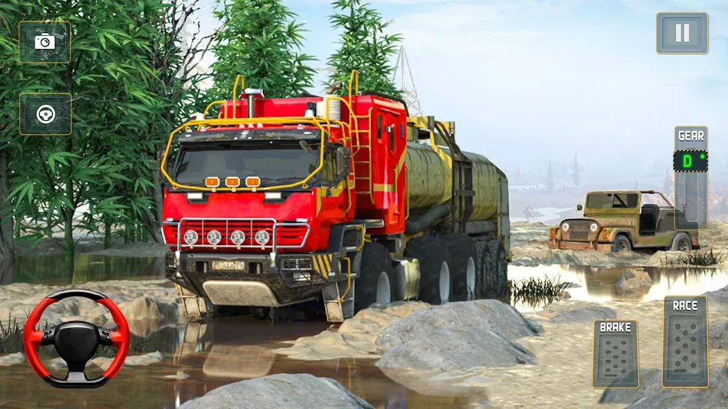 Offroad Mud Truck Driving Sim  [МОД Бесконечные монеты] Screenshot 4
