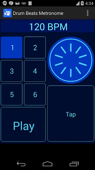 Drum Beats Metronome  [МОД Меню] Screenshot 1