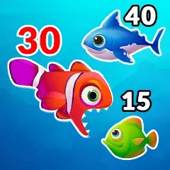 Взлом Big Eat Fish Games Shark Games  [МОД Menu] - последняя версия apk на Андроид