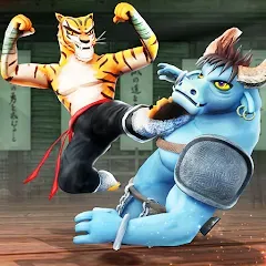 Взлом Kung Fu Animal: Fighting Games (Кунгфу животное)  [МОД Unlocked] - последняя версия apk на Андроид