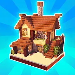 Взлом MiniCraft Village (МиниКрафт Деревня)  [МОД Много монет] - полная версия apk на Андроид