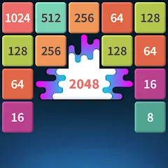 Взломанная 1M - Merge Number Block Puzzle  [МОД Все открыто] - стабильная версия apk на Андроид