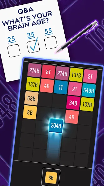 Join Blocks 2048 Number Puzzle (Джоин Блокс)  [МОД Unlocked] Screenshot 2