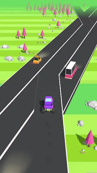 Traffic Run!: Driving Game  [МОД Меню] Screenshot 3