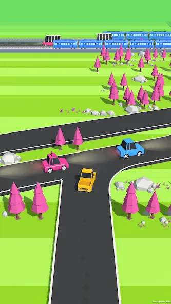 Traffic Run!: Driving Game  [МОД Меню] Screenshot 5