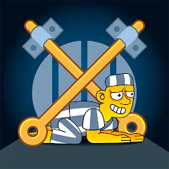 Взлом Prison Escape: Pin Puzzle (Позонный эксперт)  [МОД Много монет] - последняя версия apk на Андроид