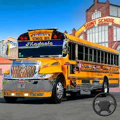 Скачать взломанную School Bus Transport Simulator (Школьный Автобусный Транспортный Симулятор)  [МОД Unlimited Money] - последняя версия apk на Андроид